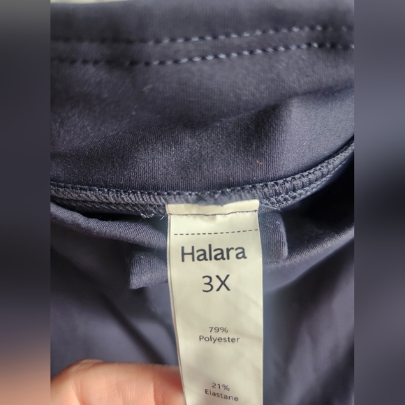 NWOT Navy Halara 3x Dress Butter Soft Pants With Side Pockets - Picture 8 of 8